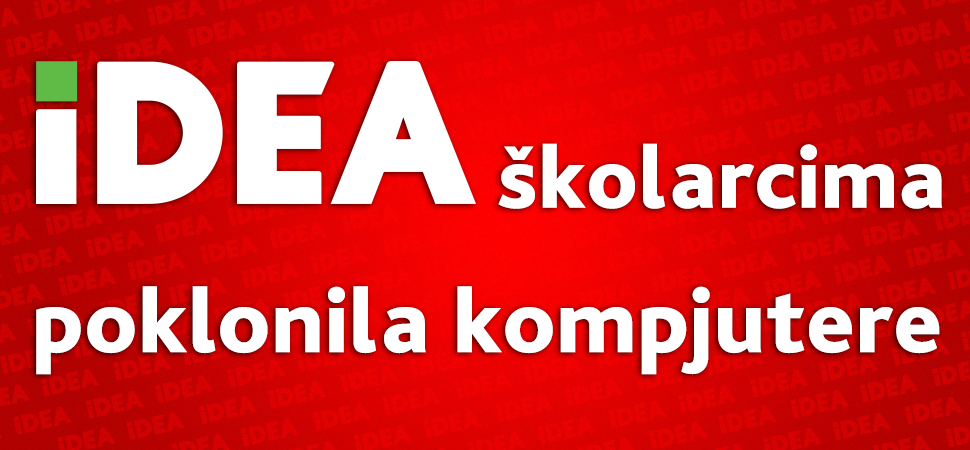 Idea školarcima poklonila kompjutere
