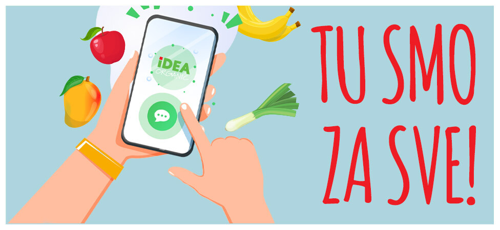 Kontakt telefon u Organic prodavnicama za sve informacije