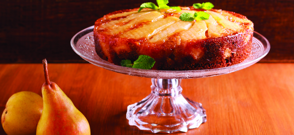 Okrenuti kolač sa kruškama