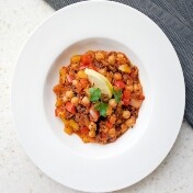 Posno jelo sa kinoom i leblebijom