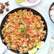 Veganski tofu birjani