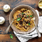 Pasta sa kremastim sosom i pečurkama