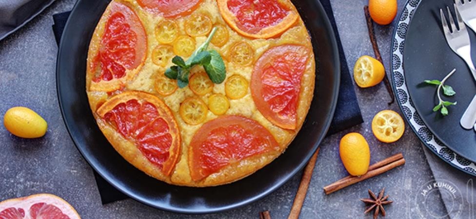 Prevrnuti kolač sa citrusima