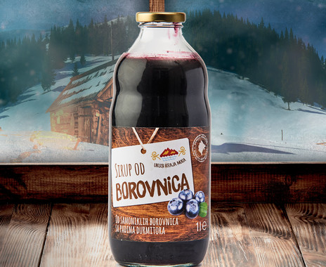 sirup borovnica
