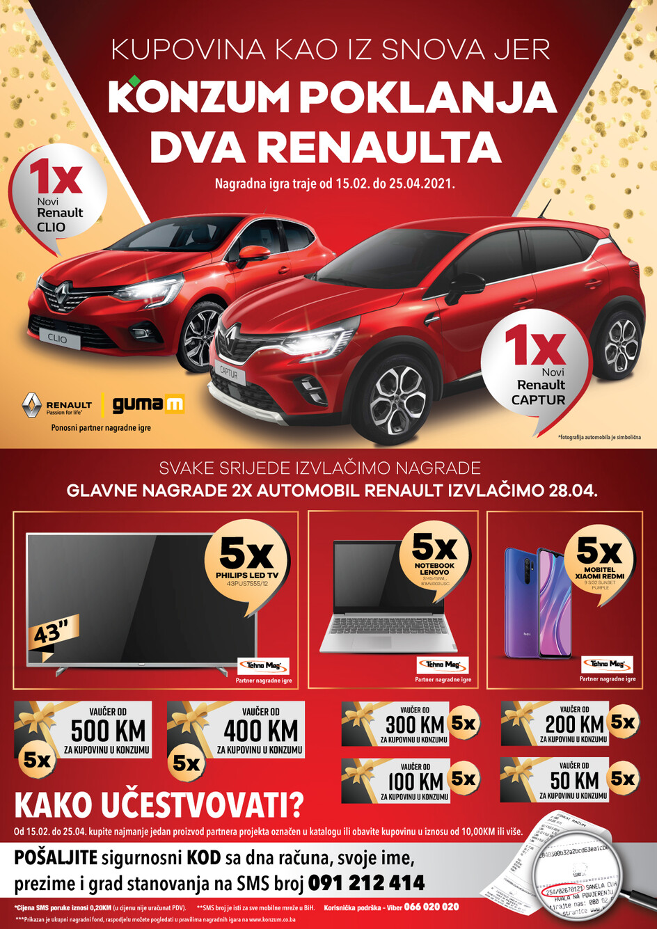 Kako učestvovati u nagradnoj igri