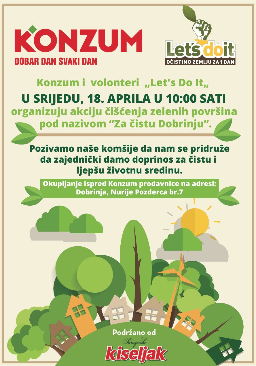 Plakat Konzum i Lets do it  18.04.2018. preview