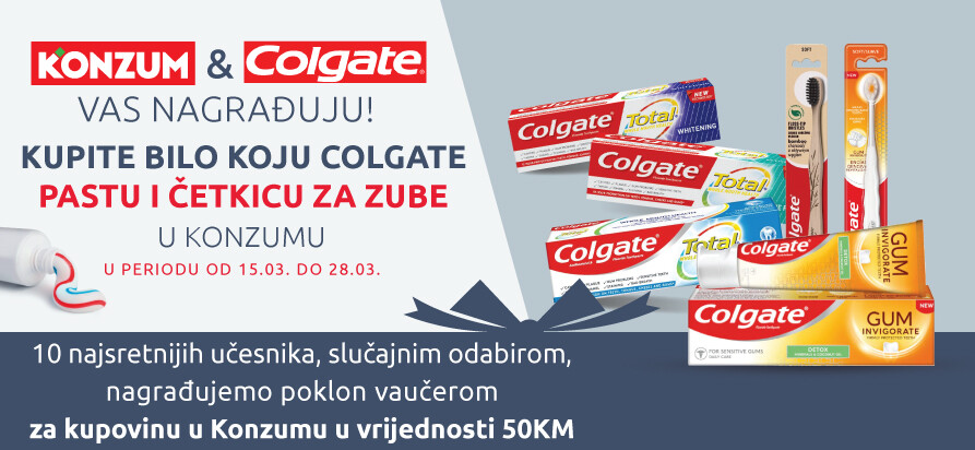 KONZUM I COLGATE VAS NAGRAĐUJU! 