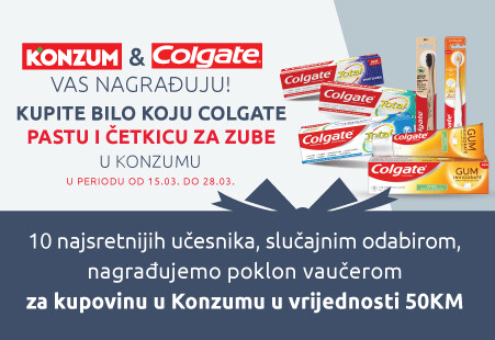 KONZUM I COLGATE VAS NAGRAĐUJU!