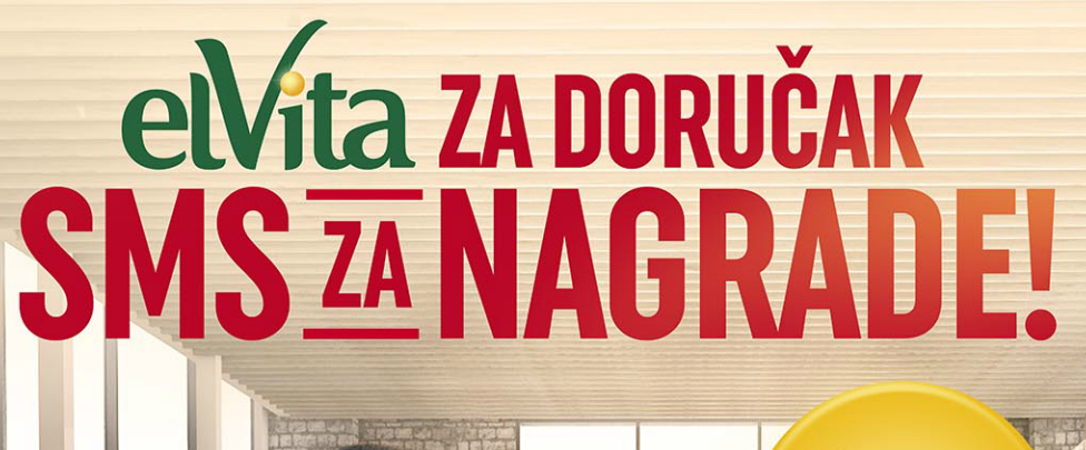 elVita za doručak SMS za nagrade!