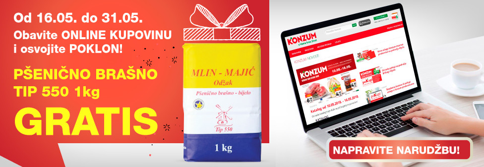 KONZUM Internet prodavnica i MLIN MAJIĆ d.o.o. nagrađuju naše internet kupce!