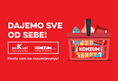 Konzum Internet prodavnica i poKupi usluga tokom COVID-19 pandemije