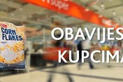 Obavijest kupcima: K Plus Corn Flakes