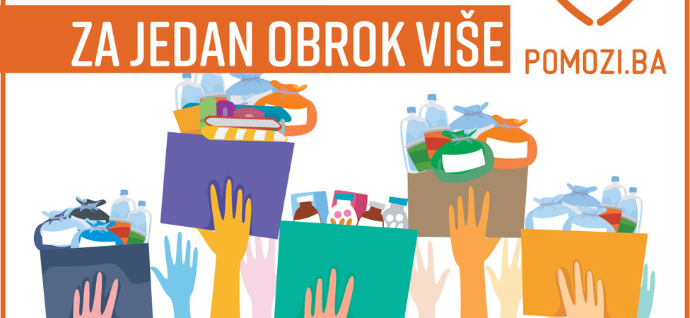 Pomozi.ba i Konzum pokrenuli humanitarni projekat „Svi zajedno za jedan obrok više“