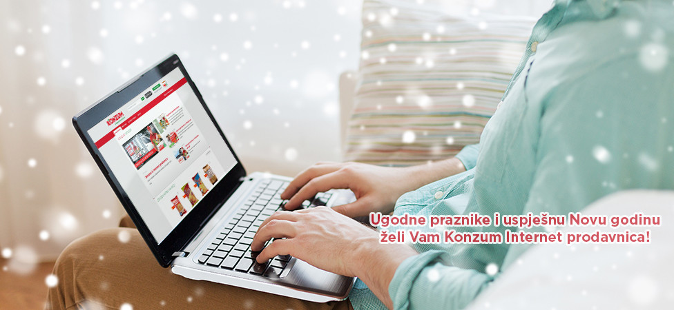 Ugodne praznike želi Vam Konzum internet prodavnica