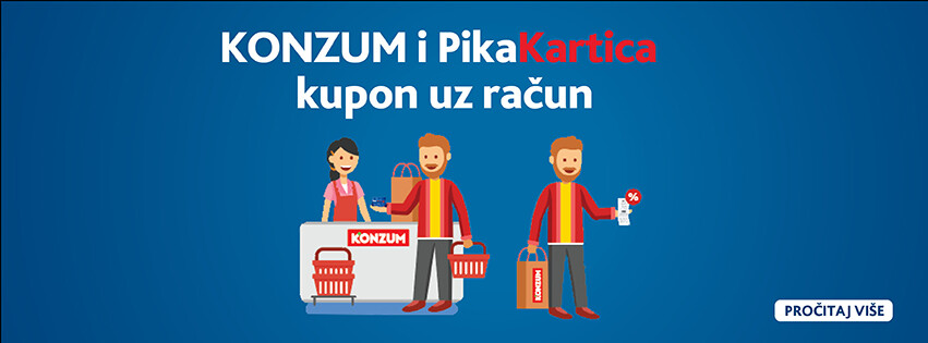 PikaKartica kupon uz račun 